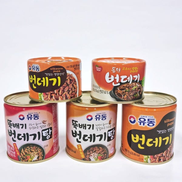 유동 번데기 뻔데기 통조림 번데기탕