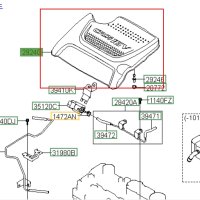 (예약주문상품)쏘렌토R 스포티지R 엔진커버 292402F000