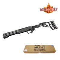 [메이플 리프] MLC-S2 택티컬 폴딩 스톡 블랙 Tactical Folding Stock BK [마루이 VSR-10 / MF MLC-338 용]