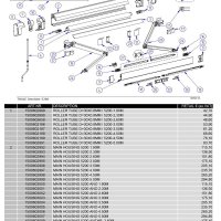 툴레 5200 어닝 부품 부속 602210 5200 핸드 크랭크