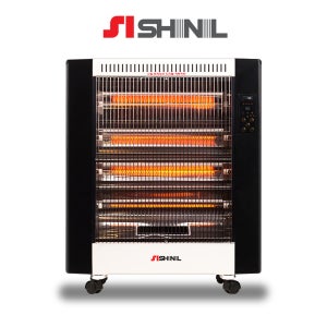 신일 카본 전기히터 업소용 원적외선 사무실 난방기 난로 4구 하이라이트 SEH-F3200CBH R