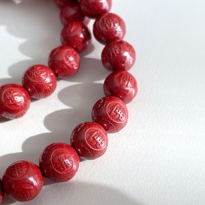 소원 염주팔찌 불자 경면주사 불교용품 불교팔찌 재료 부자재 단주 108염주 합장주