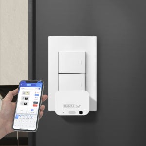 라맥스 IoT 스마트 스위치 미니 와이파이 리모컨 RSA-021W