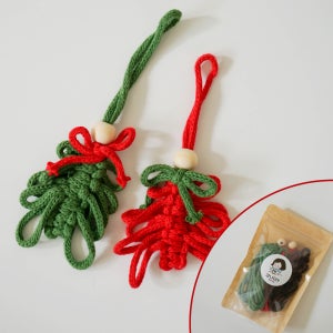 마크라메 트리 가랜드 행잉 만들기 DIY 키트 학교 단체 수업 재료