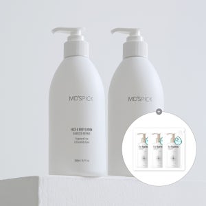 엠디스픽 무향 바리스타 리페어 페이스 앤 바디로션 대용량 500ml, 2개
