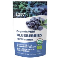 LOOV Wild Blueberries Freeze Dried 루브 와일드 블루베리 동결 건조 무가당 4oz(113g)