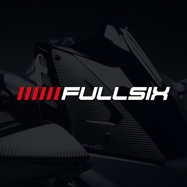 FULLSIX 풀식스 로고스티커 데칼 오토바이 바이크 A타입(100x9mm)