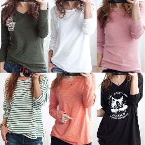 여성 긴팔 면티 기모 피치 무지 얇은 흰색 가을 겨울 이너 미시 40대 홈웨어 단가라 데일리룩 줄무늬 루즈핏 스트라이프 스판 라운드 롱 박스 티 7부 티셔츠