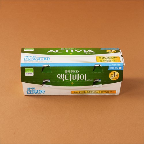 [풀무원]다논 액티비아 플레인 80g X 16입