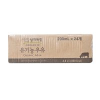 상하목장 유기농 멸균우유 200ml X 24입