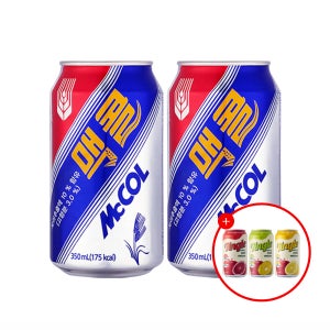 (팅글샘플팩증정) 맥콜 350ml, 24개