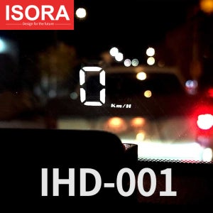 아이소라 자동차 HUD GPS 속도계 헤드업디스플레이 OBD