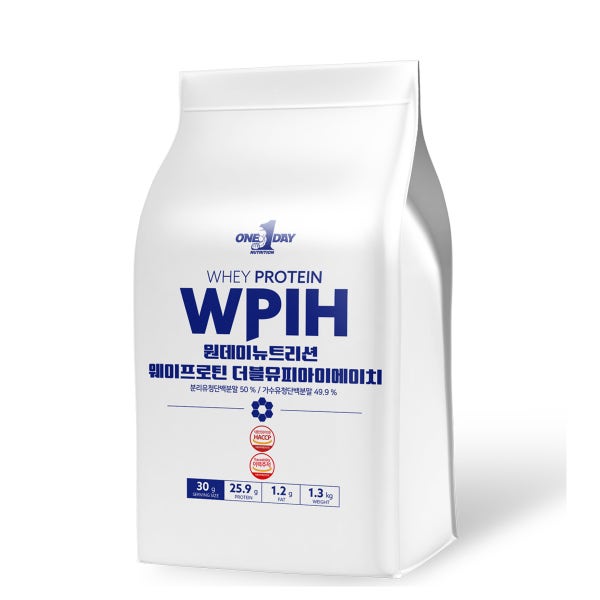 마이백 WPIH(WPH+WPI) 가수/분리 포대유청 순수단백질 웨이프로틴