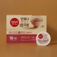 CJ햇반 매일잡곡밥 210g X 18입