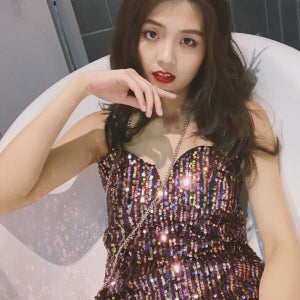 블링블링 파티복 홀복 프렌치 드레스 보라 반짝이 나시 원피스