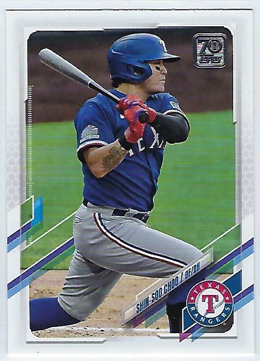 추신수 2021 TOPPS Series 2 야구카드 MLB카드 텍사스 레인저스 Texas Rangers
