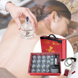 한솔 부항기 부항기 펌프 가정용 부항기 세트 19p 부항컵