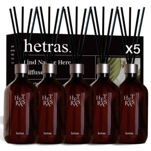 헤트라스 프리미엄 대용량 디퓨저 500mlx5개 선물세트 실내방향제 블랙체리 플라워파크 그레이프 북스토어 허그솝