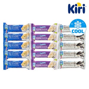 끼리 리얼 스틱치즈케익 30g 3종 총 15개 (플레인 5개+블루베리 5개+쿠키앤크림 5개) / 스틱치즈 케이크 디저트 핑거푸드 사무실 회사 어린이 아이 간식