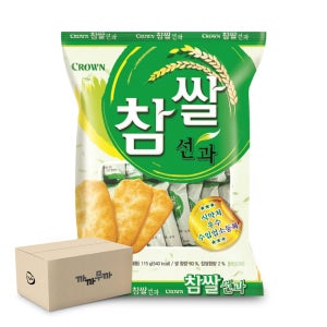 크라운 참쌀선과 115g (1박스-20개)