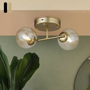 센서조명 토리 2등 센서 (블랙 / 브론즈)