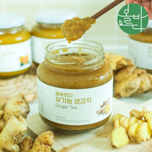 유기농 생강청 생강차 수제 1kg