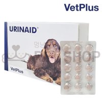 [벳플러스] 강아지 유리네이드(URINAID) 60정 강아지 비뇨기질환 요로기감염 신장질환 영양제