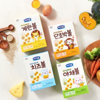 일동후디스 아이얌 볼과자 60g 4종 모음 / 계란, 치즈, 야채, 단호박