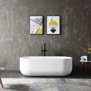 XA-8822 디바스 프리스탠딩 반신욕 레진 이동식 욕조