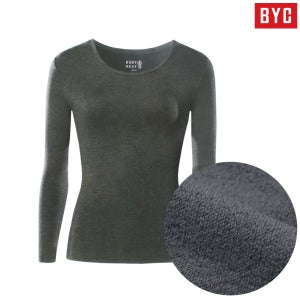 BYC 보디히트 발열 기모스판 여성 내복 상의 내의