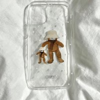 [모이시리즈] ugg bear case (jelly)