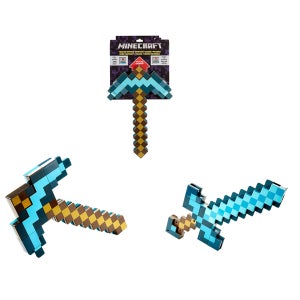 마인크래프트 트랜스포밍 변신 픽셀 다이아몬드 스워드 소드 검 곡괭이 장난감