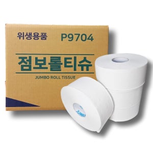 채채 점보롤 물에잘녹는 공장출고 화장지 업소용 대용량 2겹 휴지 300m