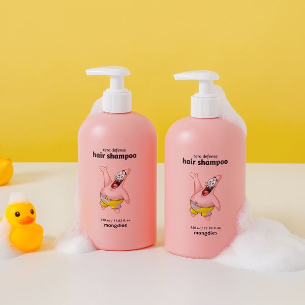 1+1 몽디에스 키즈 유아 어린이 약산성 세라 디펜스 헤어샴푸 350ml