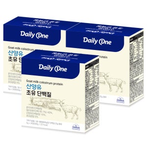 데일리원 산양유 초유 단백질 프로틴 분말 스틱 네덜란드 단백 파우더 30포, 3개