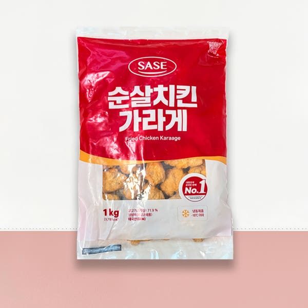 (N) 사세 순살 가라게 1kg 부드러운 순살 치킨 간식용 안주용