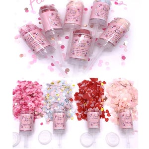 브라이덜 샤워 기념일 이벤트 꽃 장식 폭죽 웨딩 촬영 파티 꽃잎 소품 플라워샤워 컨페티