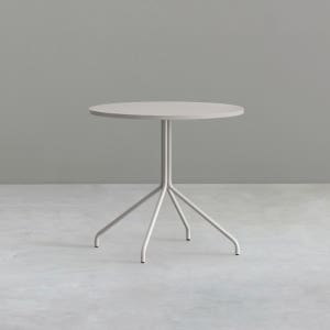 데스커 원형테이블 식탁 800mm, 화이트