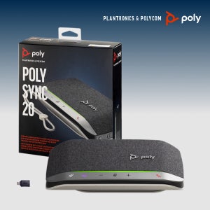 Poly SYNC 20 블루투스 스피커폰 폴리 싱크 컨퍼런스 리테일