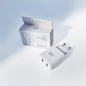 클로 USB 5V 2A 2포트 일반 저속 충전기 어댑터 분리형 C타입 5핀 8핀