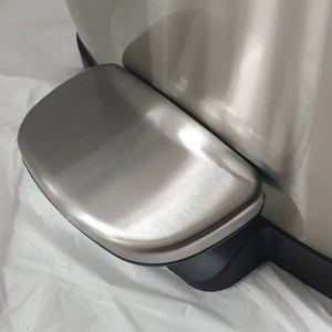 가정 업소 휴지가있는 어디든 부드러운 스테인리스 무소음 페달휴지통 20L