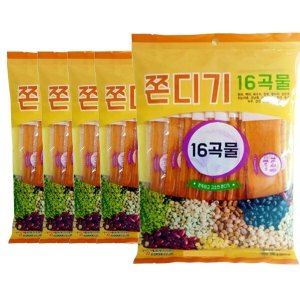 에코푸드 16곡물 쫀디기 210g x5개 영양간식 쫀드기