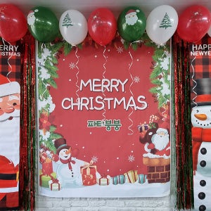 윈터 판타지 풍선세트 / 메리크리스마스 풍선 연말 홈파티