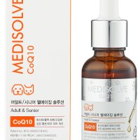 메디솔브 코큐텐 강아지 고양이 심장영양제 기침 30g -최근 제조 제품으로 발송