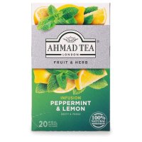 Ahmad Tea Peppermint Lemon Tea 아마드티 페퍼민트 레몬 티 20티백 6팩