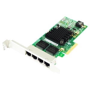 인텔 I350-T4 v2 기가 티밍 4포트 PCIE 서버 산업용컴퓨터 RJ45
