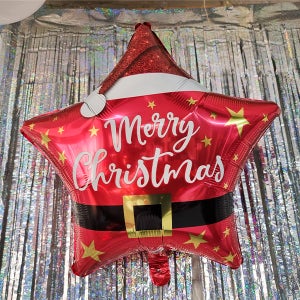 레드스타 크리스마스 풍선 / 크리스마스풍선 홈파티용품 데코