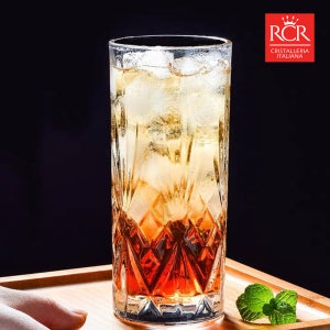 RCR 크리스탈 유리컵 세트 360ml, 6개, 멜로디아 하이볼잔