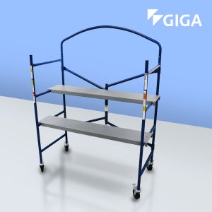 기가 이동식 작업대 스캐폴딩 접이식 캠핑 카트 아시바 비계 메탈테크 목공 SD403