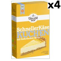 바우크호프 퀵 치즈 케이크 믹스 485g 4팩 schnellerKase Kuchen